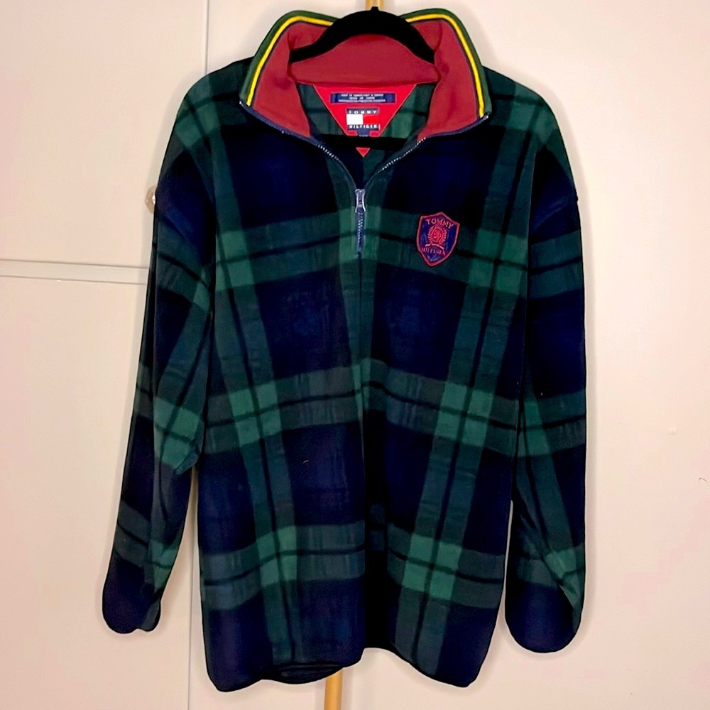 90’s Vintage Tommy Hilfiger Quarter Zip Fleece